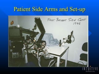 Patient Side Arms and Set-up 