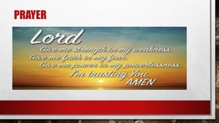 PRAYER
 