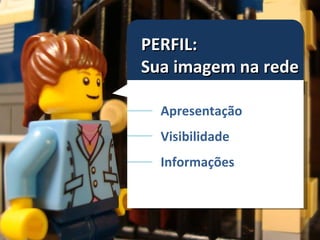 PERFIL: Sua imagem na rede Apresentação Visibilidade Informações 