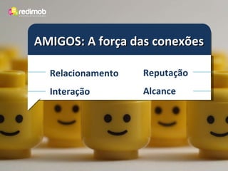 AMIGOS: A força das conexões Relacionamento Interação Reputação Alcance 