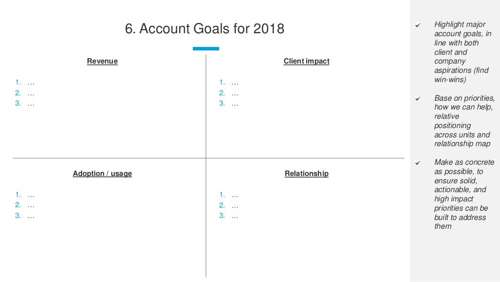 Account Planning Template for Account-Based Marketing