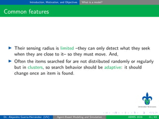 Agent-Based Modeling and Simulation Models, Agent-based Models and the ...