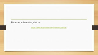 For more information, visit us
https://www.abmswiss.com/international/de/
 