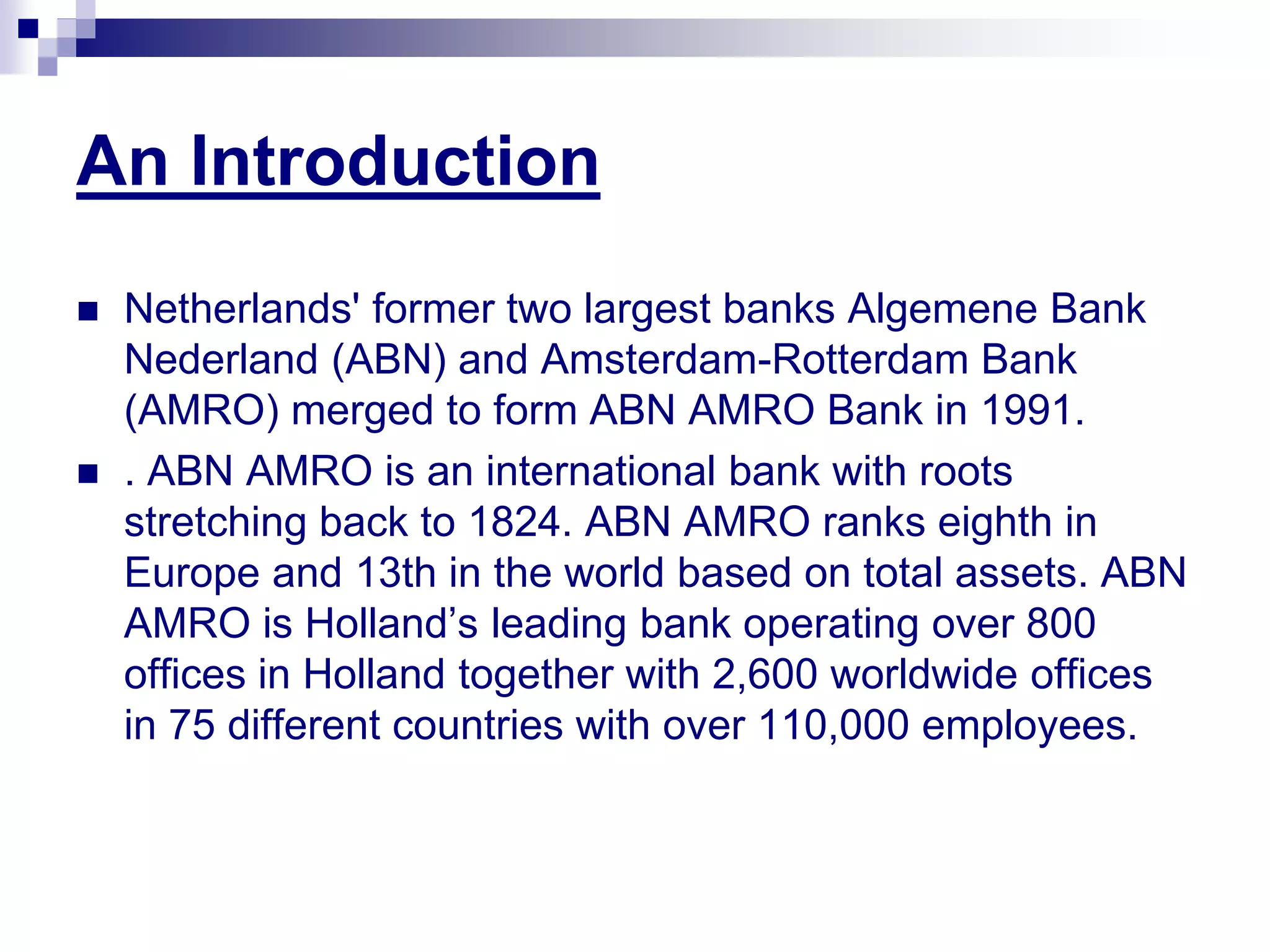 ABN AMRO E-LEARNINGAND CULTURE | PPTX