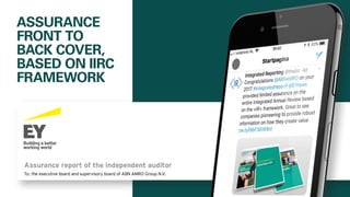 ASSURANCE
FRONT TO
BACK COVER,
BASED ON IIRC
FRAMEWORK
 