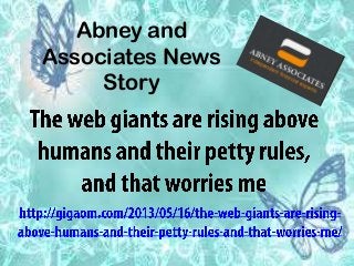 Abney and
Associates News
Story
 