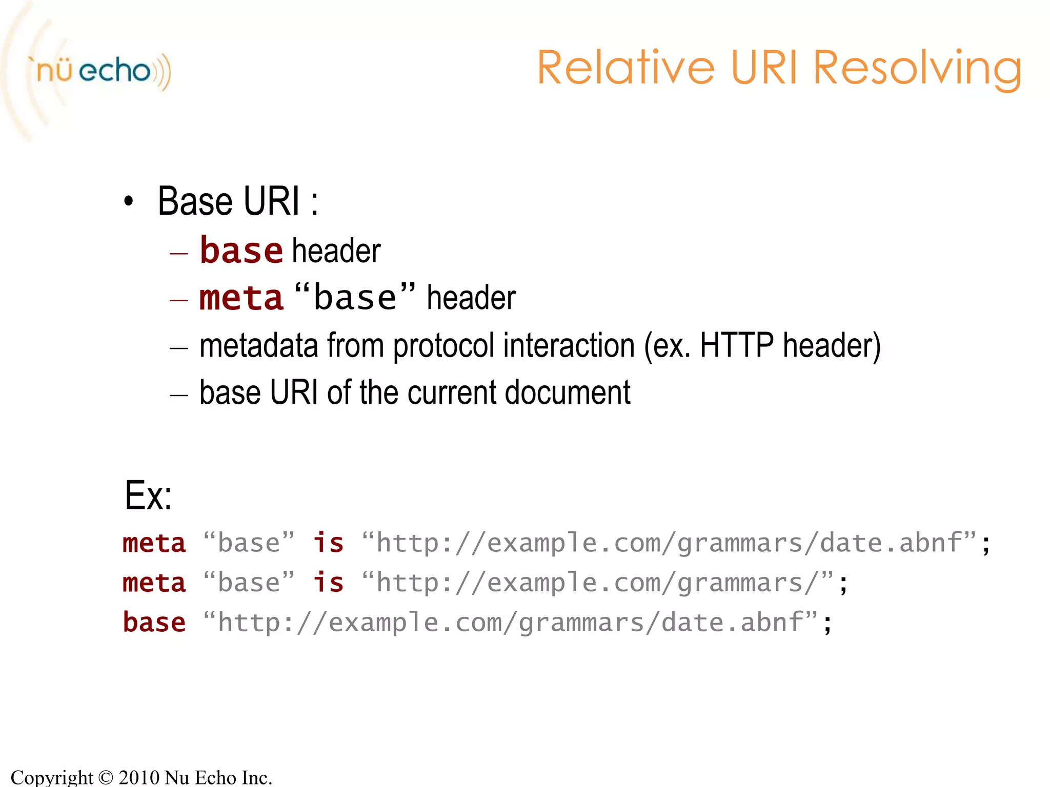 Documentation comments
