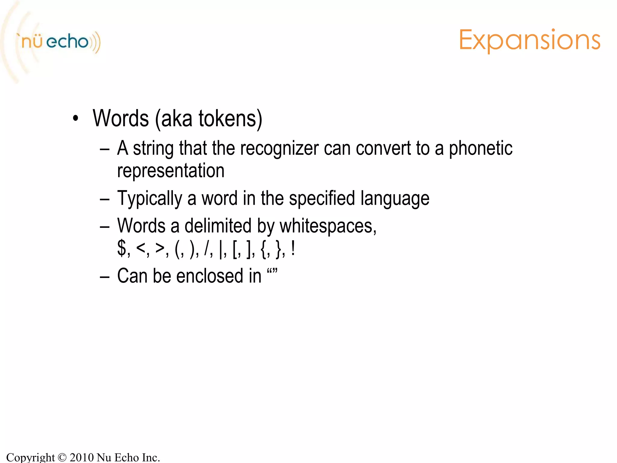 Encoding is optional