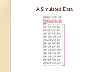 A Simulated Data
 