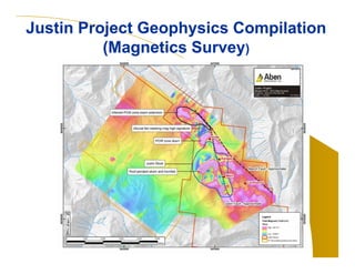 Justin Project Geophysics Compilation
(Magnetics Survey)

 