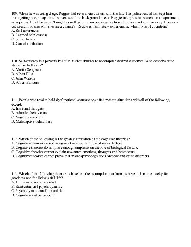 Abnormal Psychology Canadian 2nd Edition Hoeksema Test Bank