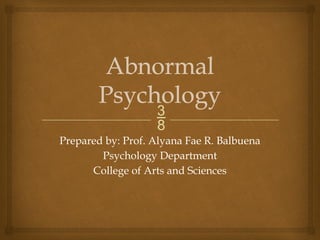 Comprehensive Overview of Neurodevelopmental Disorders in Abnormal ...