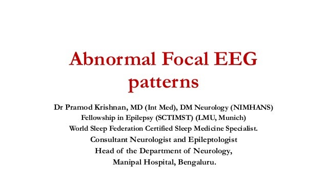 Abnormal Focal Eeg Patterns