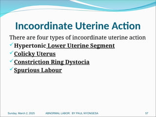 Abnormal labor_085807.ppt Obstetrics and Gynaecology | PPT