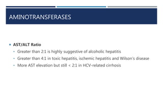 Abnormal liver function tests | PPTX