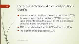 Comprehensive Overview of Malpresentations and Malpositions in ...