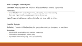 ABNORMAL PSYCH.pptx Mental Disorders from DSM | PPTX