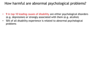 Abnormal psychology | PDF