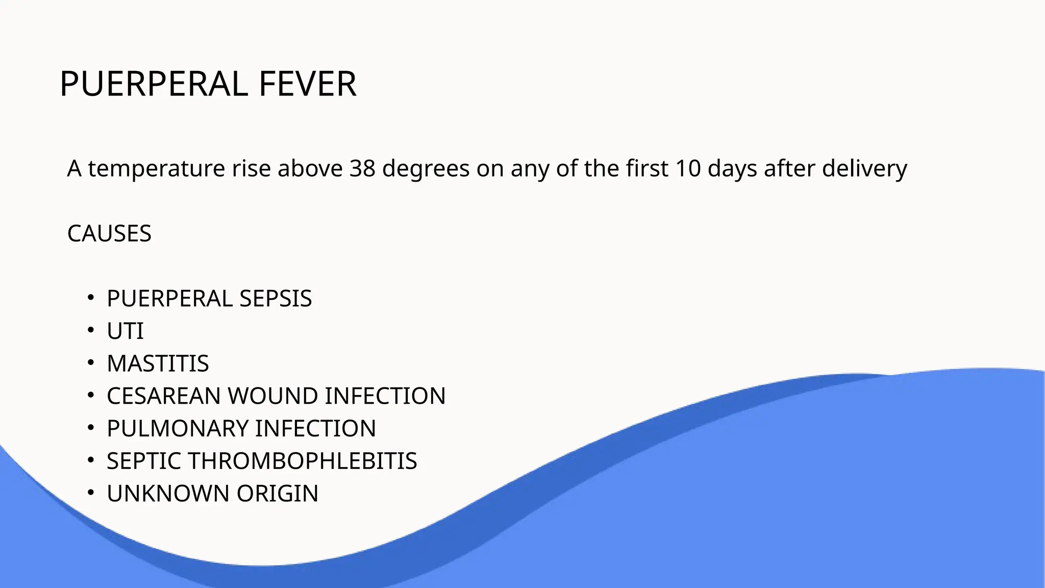 Sepic Cut ABNORMAL PUERPERIUM all definitions | PPTX
