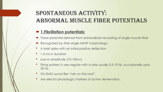 ABNORMAL AND NORMAL SPONTANEOUS ACTIVITY | PPTX