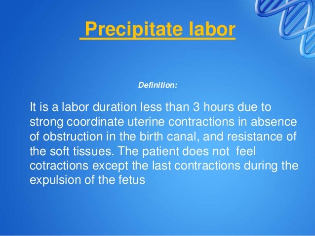 precipitate birth vs rapid labor precipitate birth vs rapid labor