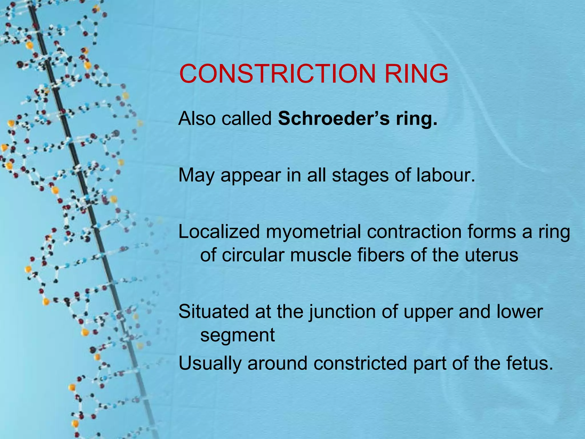 Abnormal uterine action | PPT