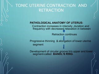 Pathologic Retraction Ring Abnormal uterine action | PPTX