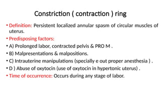 Comprehensive Overview of Abnormal Uterine Actions and Labor ...