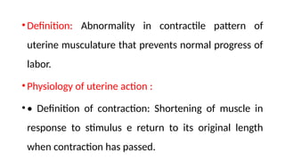 Comprehensive Overview of Abnormal Uterine Actions and Labor ...