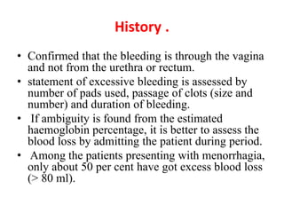 Abnormal uterine bleeding | PPTX