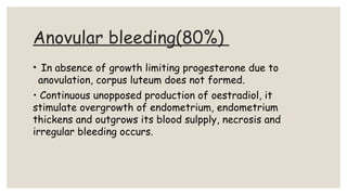 Abnormal uterine bleeding (aub) . ppt | PPTX