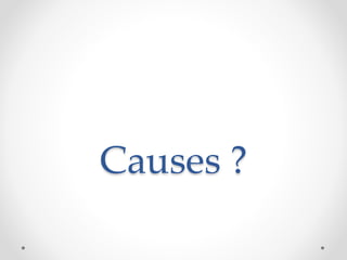 Causes ?
 