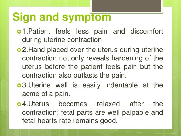 Abnormal uterine contraction Abnormal uterine contraction