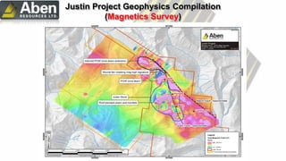 Justin Project Geophysics Compilation
(Magnetics Survey)
 