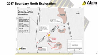 14
14
2017 Boundary North Exploration
 