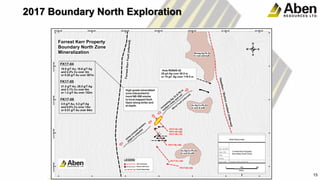15
15
2017 Boundary North Exploration
 