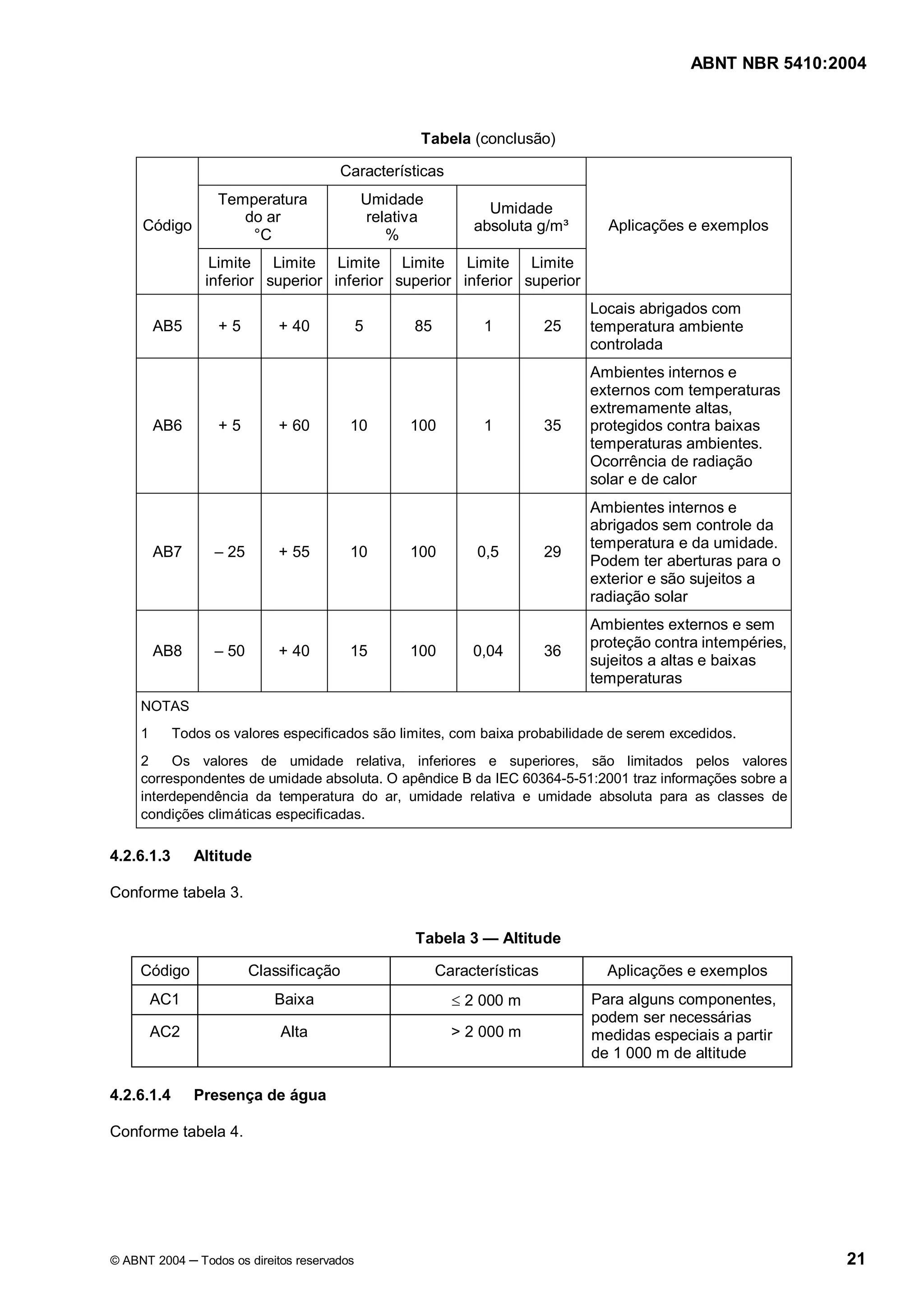 NBR 5410 - Instalações Elétricas em Baixa Tensão | PDF | Science
