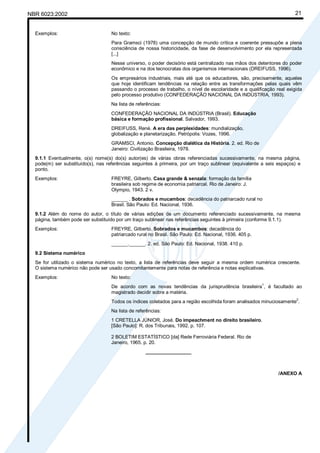 Abnt   nbr 6023 - referências