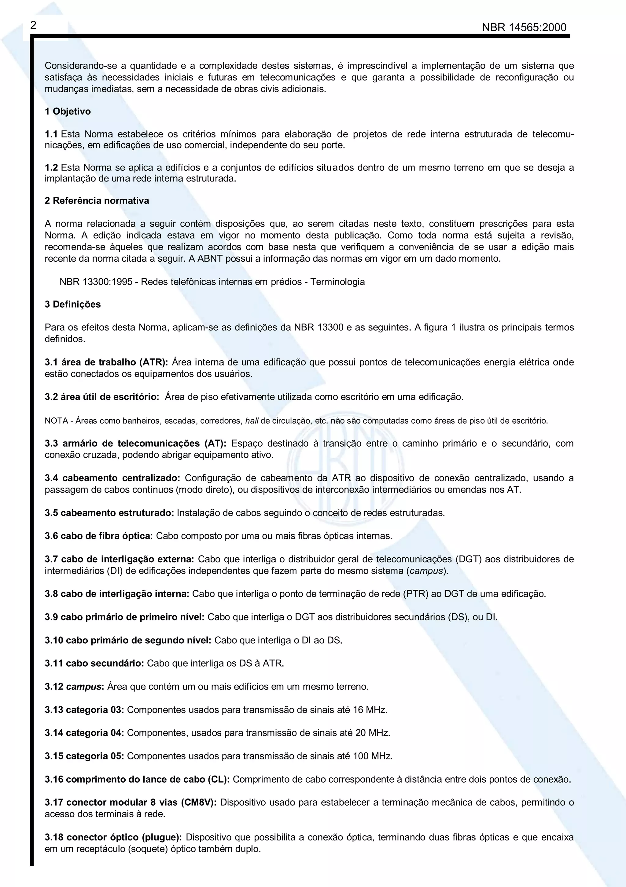 Normas da ABNT NBR 14565 - Procedimento Básico Para Elaboração de ...