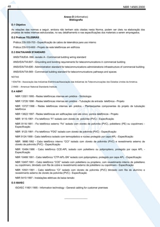 Normas da ABNT NBR 14565 - Procedimento Básico Para Elaboração de ...