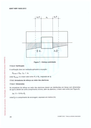 Abnt nbr 16055 parede concreto