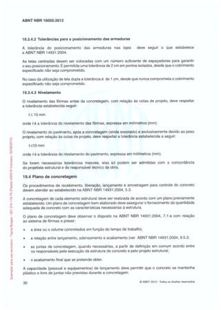 Abnt nbr 16055 parede concreto