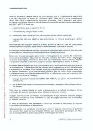 Abnt nbr 16055 parede concreto