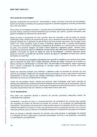 Abnt nbr 16055 parede concreto