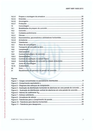 Abnt nbr 16055 parede concreto