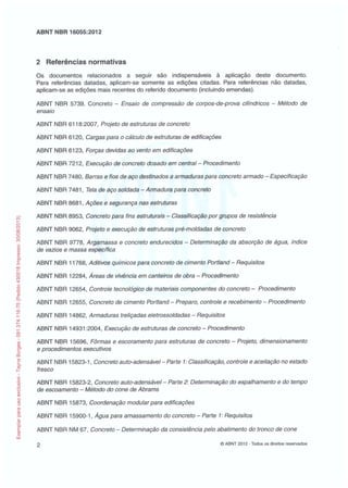 Abnt nbr 16055 parede concreto