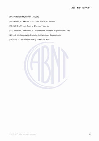ABNT NBR 16577- ESPAÇO -CONFINADO_ NR 33 | PDF