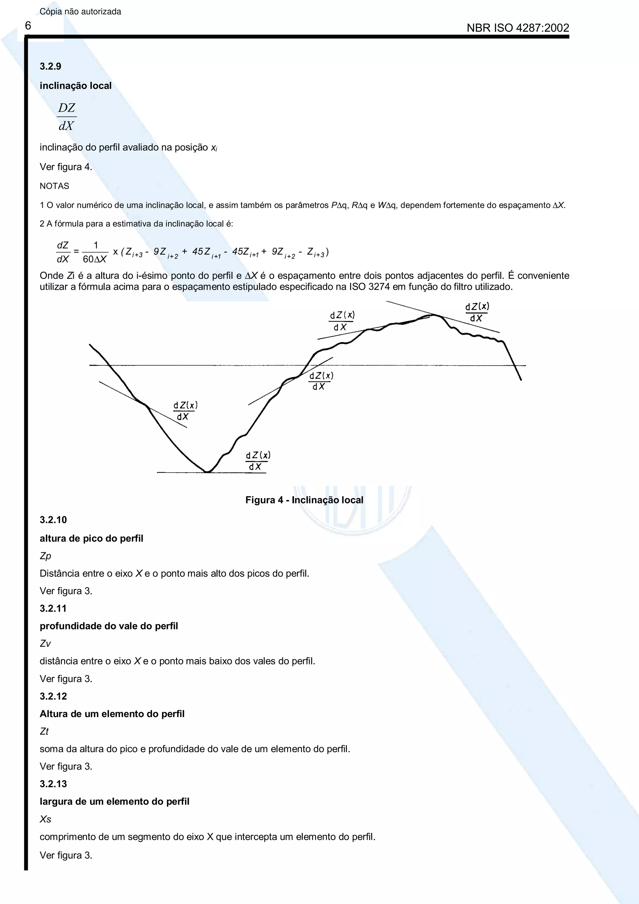 Iso 4287 Example Abnt nbr iso 4287 rugosidade - método do perfil - termos, definições e ...