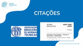 CITAÇÕES
 