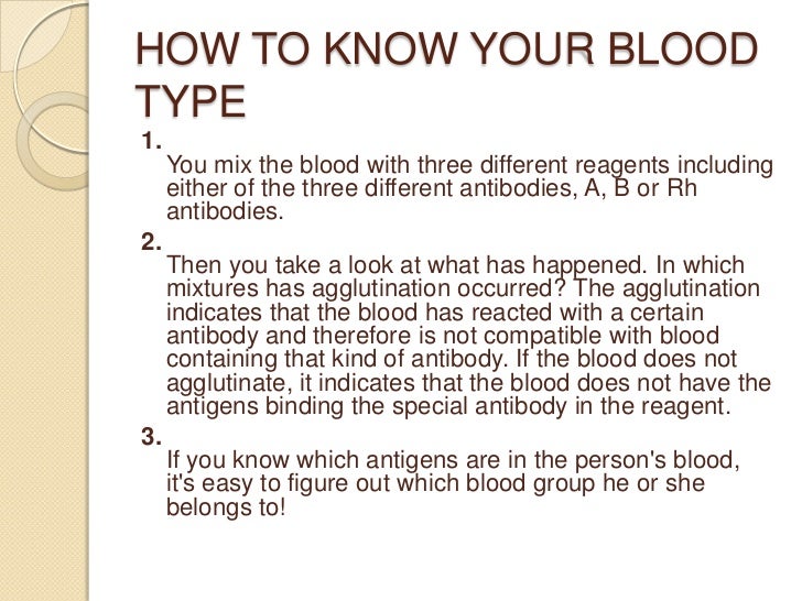 Abo blood groups